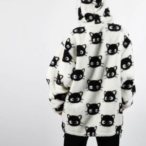 Sanrio Chococat Sherpa Fleece Hoodie by DUMBGOOD